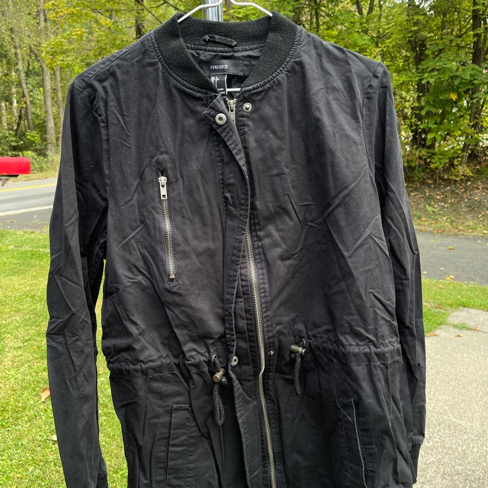 Forever 21 Black Buttoned Jacket